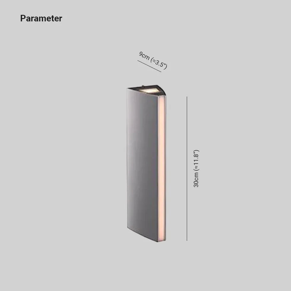 Luce a parete da esterno Design Geometrico - clowasit.com