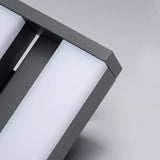 Applique Da Esterno Con Doppia Luce Rettangolare - clowasit.com