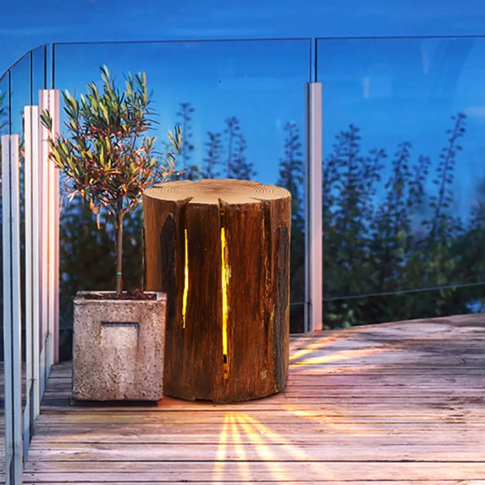 Lampade da terra rustiche in legno - clowasit.com