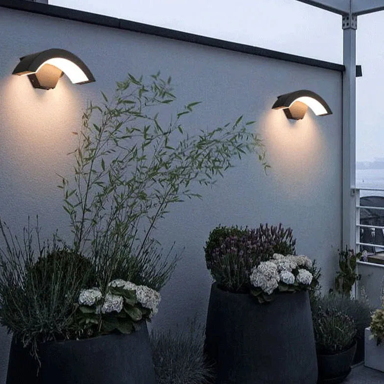 Lampade da esterno luce solare ad arco - clowasit.com