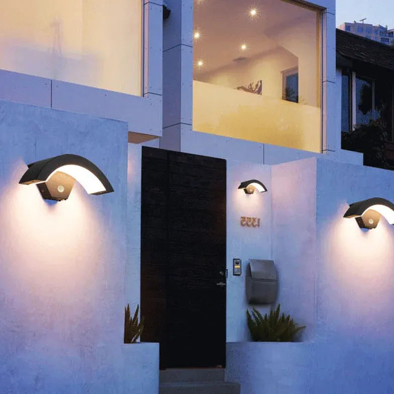 Lampade da esterno luce solare ad arco - clowasit.com