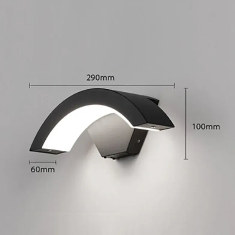 Lampade da esterno luce solare ad arco - clowasit.com