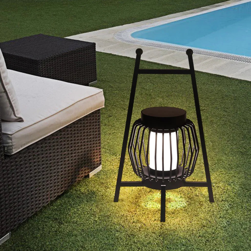 Lampada da esterno solare metallica da terra - clowasit.com