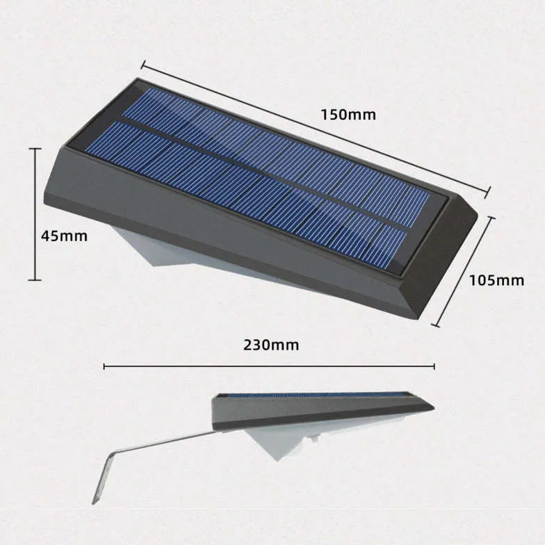 Luce solare led da esterno sensore - clowasit.com
