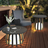 Lampada da terra con tavolino incorporato funzionale - clowasit.com