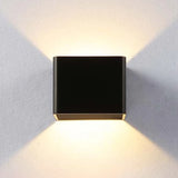 Applique moderna quadrata doppia luce minimalista - clowasit.com