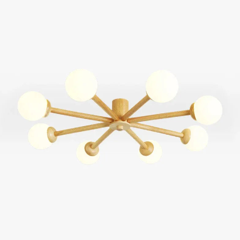 Lampadari da soggiorno a soffitto Legno Elegante - clowasit.com