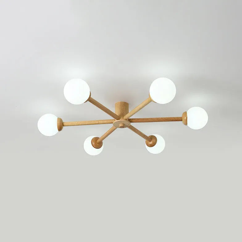 Lampadari da soggiorno a soffitto Legno Elegante - clowasit.com