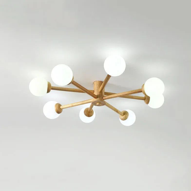 Lampadari da soggiorno a soffitto Legno Elegante - clowasit.com