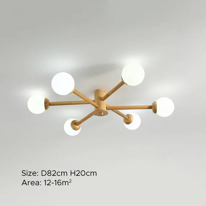Lampadari da soggiorno a soffitto Legno Elegante - clowasit.com