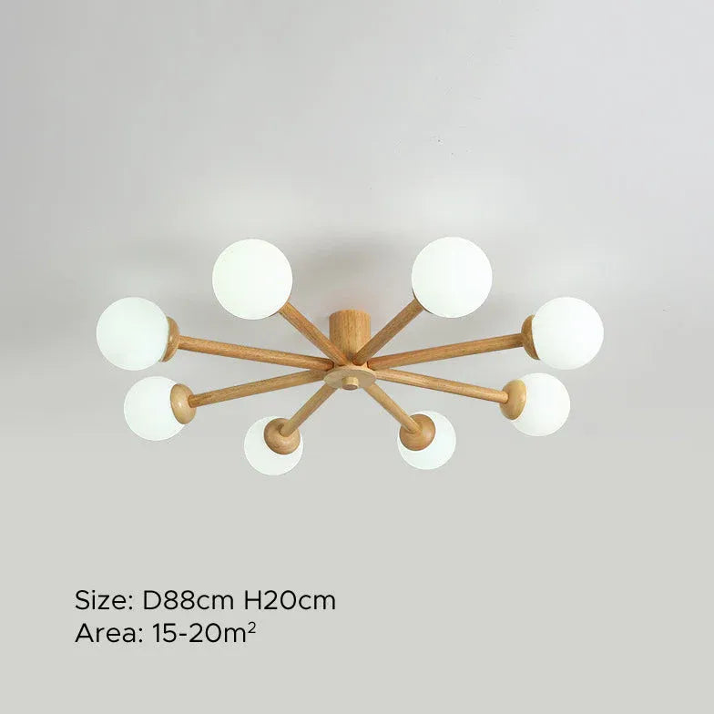 Lampadari da soggiorno a soffitto Legno Elegante - clowasit.com