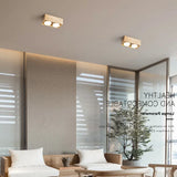 Plafoniera quadrata a led in soggiorno - clowasit.com