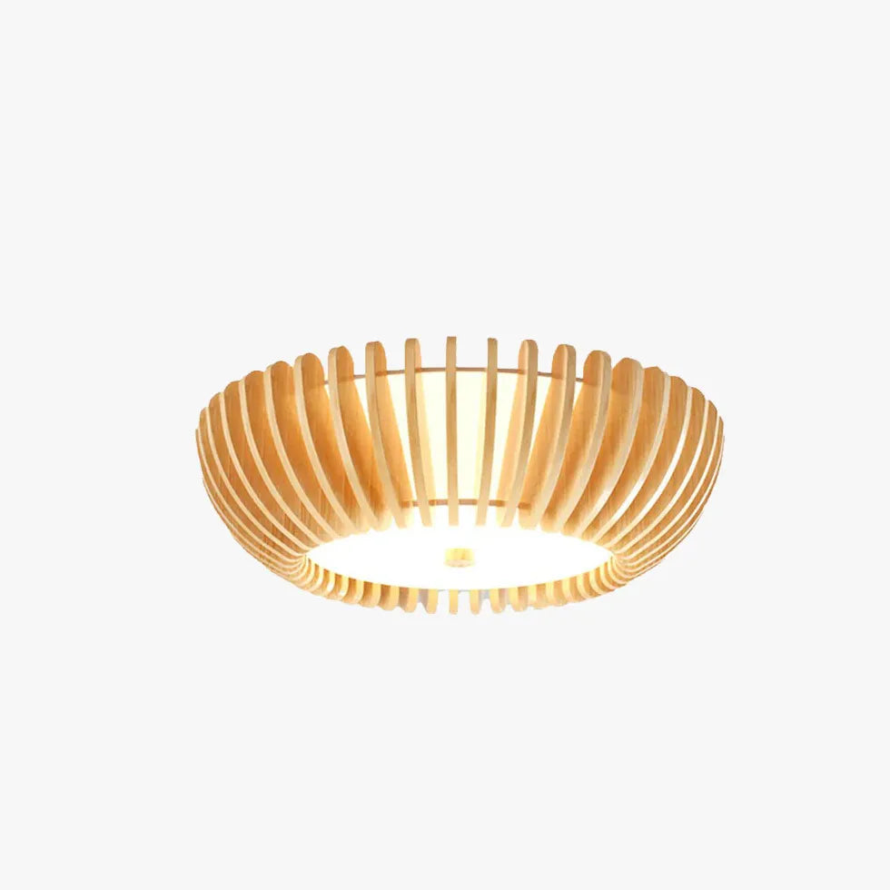 Lampada da soffitto in legno giapponese - clowasit.com