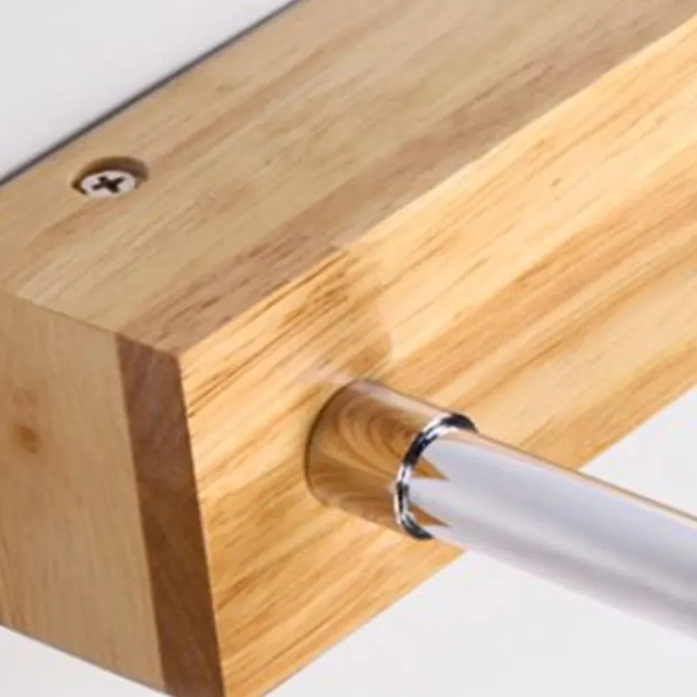Lampada Lineare in Legno per Specchio Bagno - clowasit.com