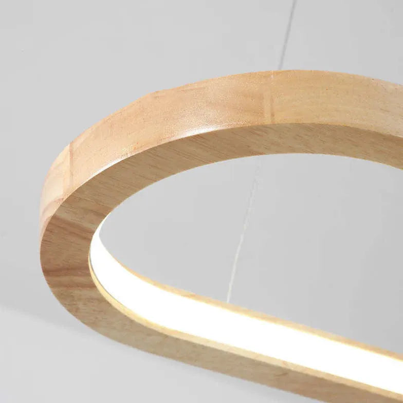 Lampadario design sala da pranzo in legno - clowasit.com