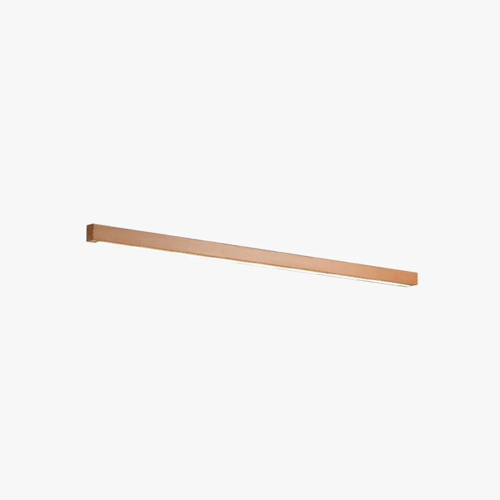 Applique Legno Dorato Design Minimalista LED - clowasit.com