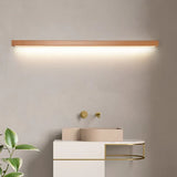 Applique Legno Dorato Design Minimalista LED - clowasit.com