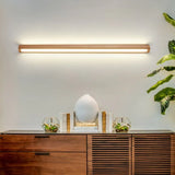 Applique Legno Dorato Design Minimalista LED - clowasit.com