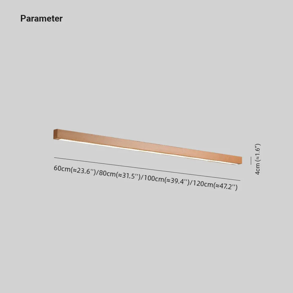 Applique Legno Dorato Design Minimalista LED - clowasit.com