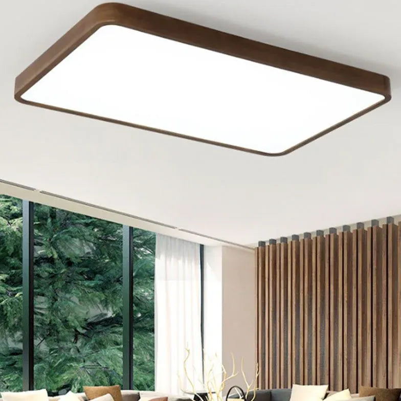 Plafoniera per soffitto LED in legno stile cinese - clowasit.com