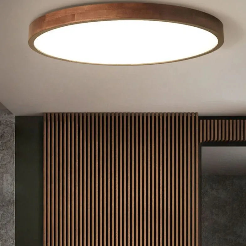 Plafoniera per soffitto LED in legno stile cinese - clowasit.com