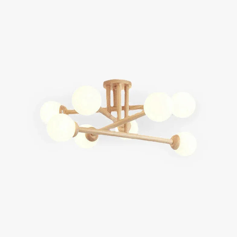 Lampada da Soffitto Moderna in Legno - clowasit.com