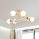 Lampada da Soffitto Moderna in Legno - clowasit.com