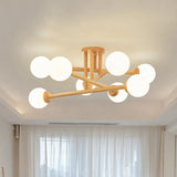 Lampada da Soffitto Moderna in Legno - clowasit.com
