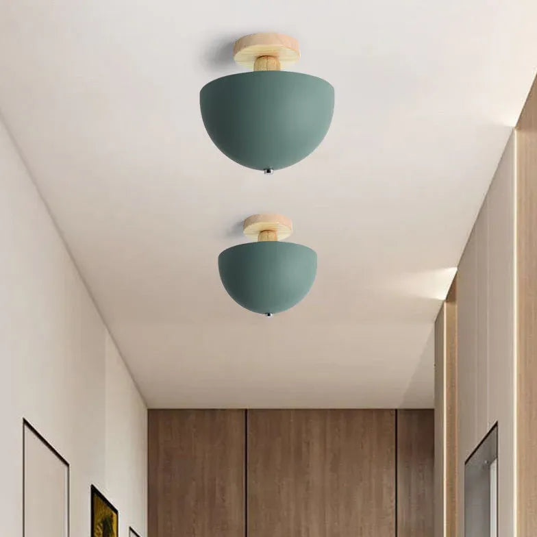 Lampadari plafoniera elegante per corridoio semicircolare - clowasit.com
