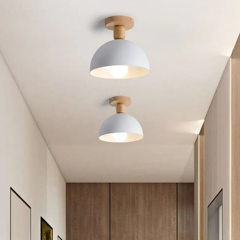 Lampadari plafoniera elegante per corridoio semicircolare - clowasit.com