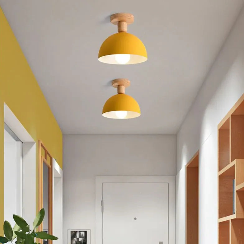 Lampadari plafoniera elegante per corridoio semicircolare - clowasit.com