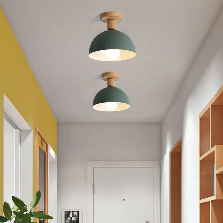 Lampadari plafoniera elegante per corridoio semicircolare - clowasit.com