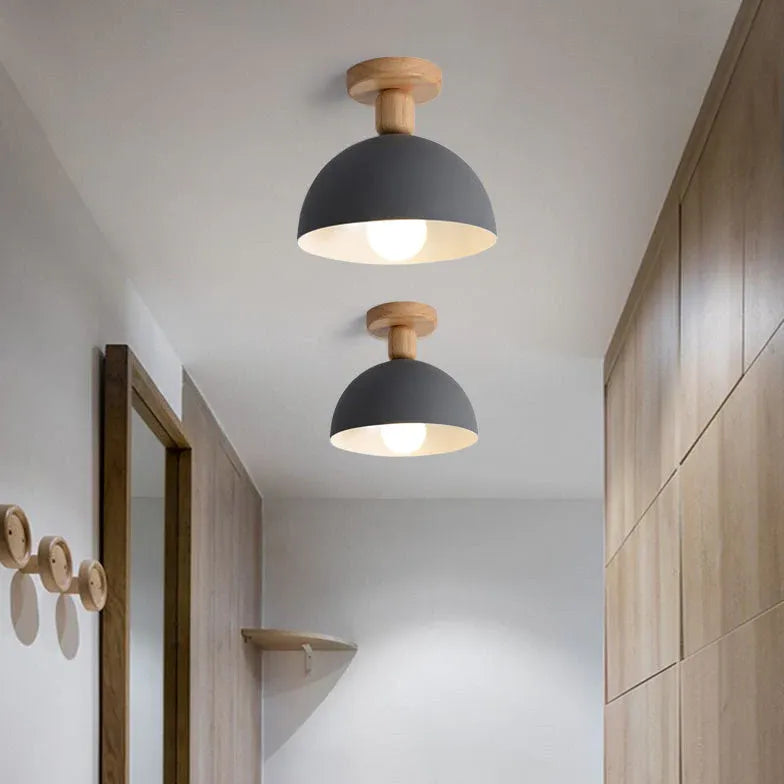 Lampadari plafoniera elegante per corridoio semicircolare - clowasit.com
