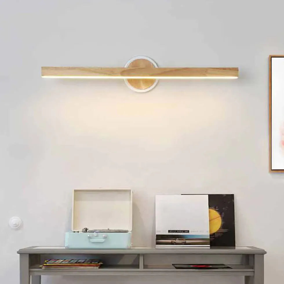 Applique lungo in legno gomma per bagno - clowasit.com