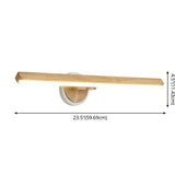 Applique lungo in legno gomma per bagno - clowasit.com