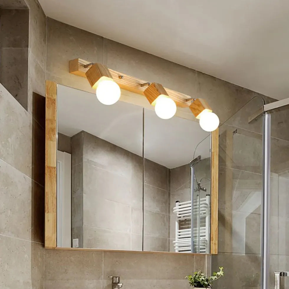 Applique in legno per bagno nordico - clowasit.com