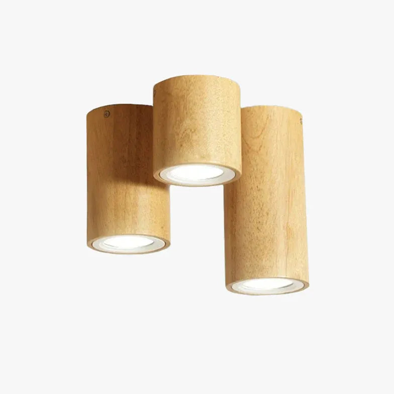 Faretti Plafoniera in Legno per Corridoio - clowasit.com