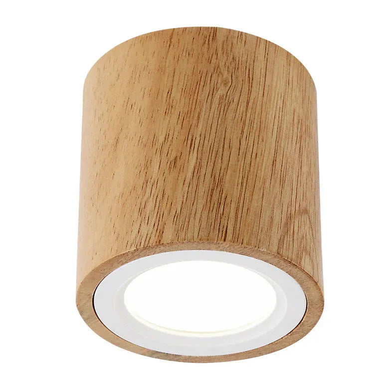 Faretti Plafoniera in Legno per Corridoio - clowasit.com