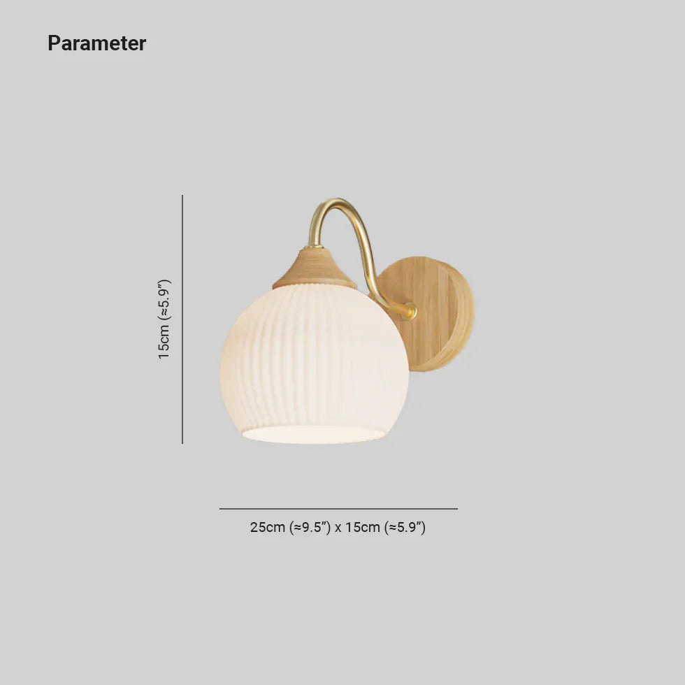 Applique in legno da parete nordica - clowasit.com