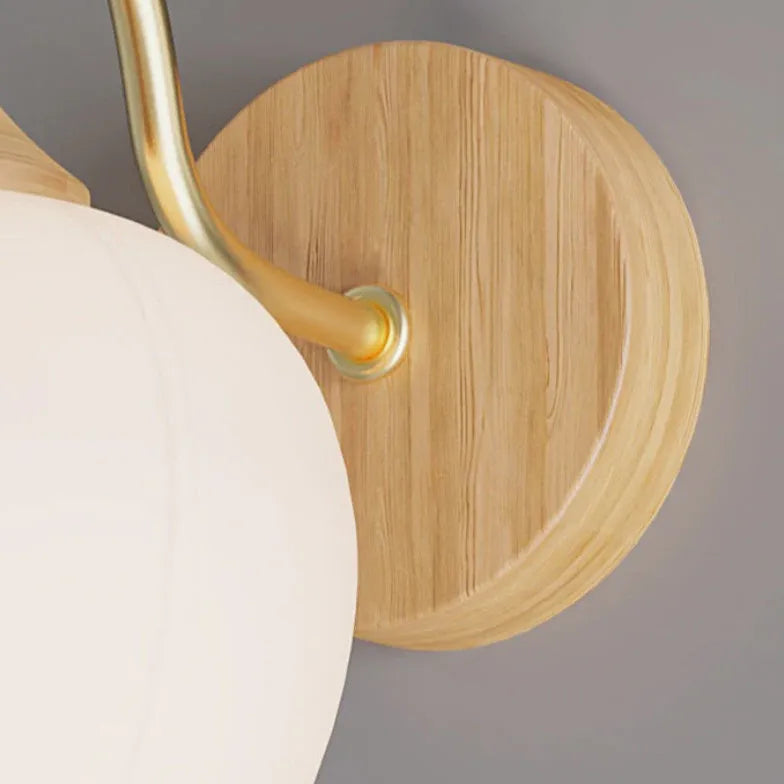 Applique in legno da parete nordica - clowasit.com