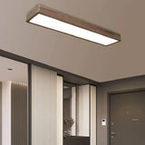 Minimalista plafoniera in legno rettangolare lunga - clowasit.com
