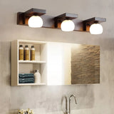 Applique marrone per illuminazione sferica bagno - clowasit.com