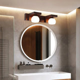 Applique marrone per illuminazione sferica bagno - clowasit.com