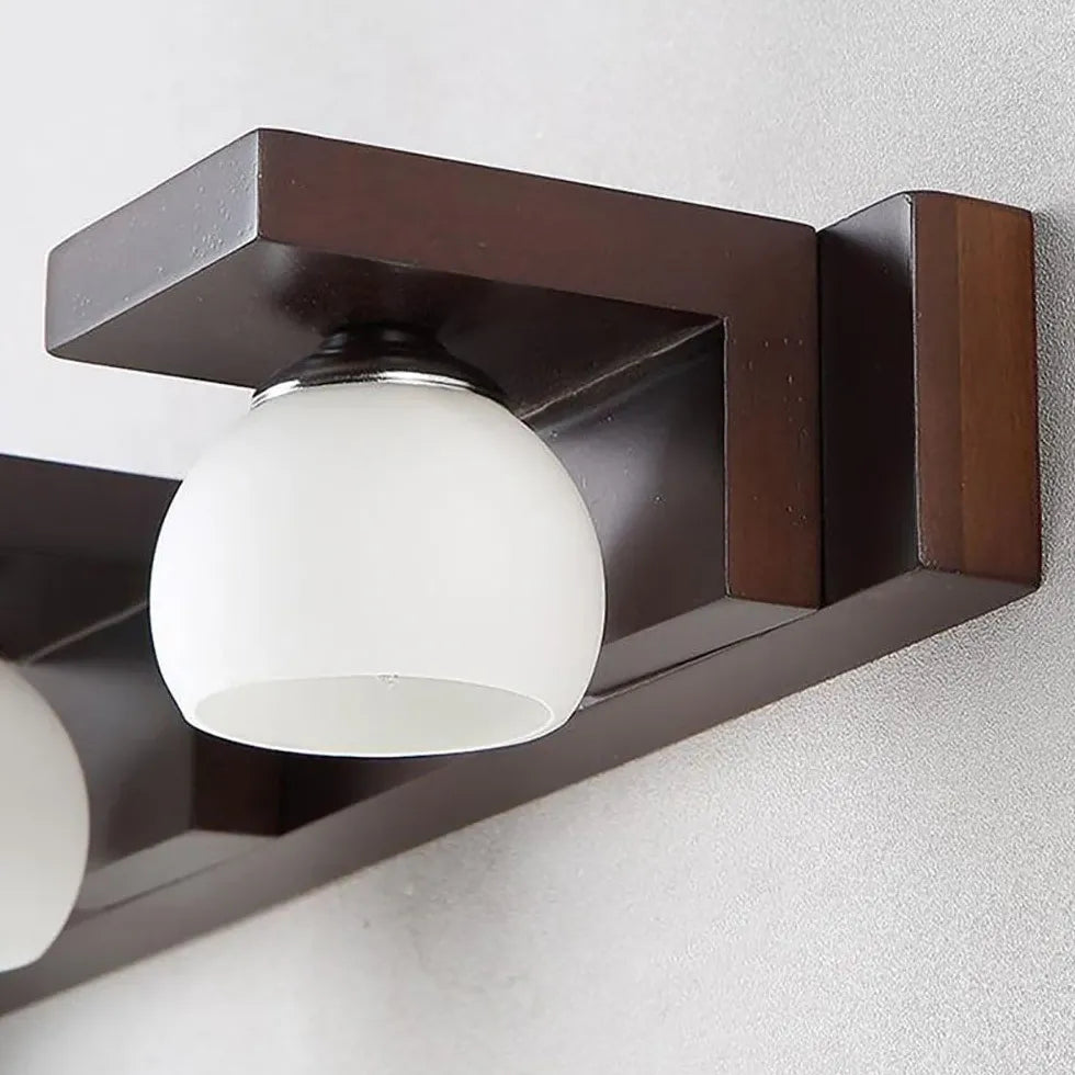 Applique marrone per illuminazione sferica bagno - clowasit.com