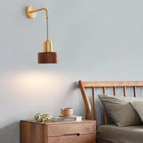 Faretti a parete in legno dorato - clowasit.com
