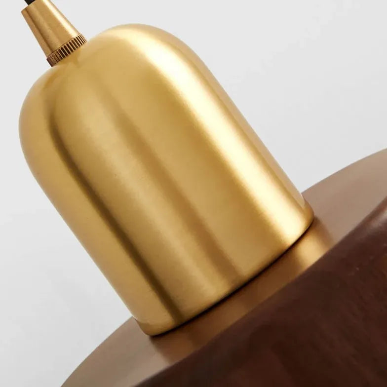 Faretti a parete in legno dorato - clowasit.com