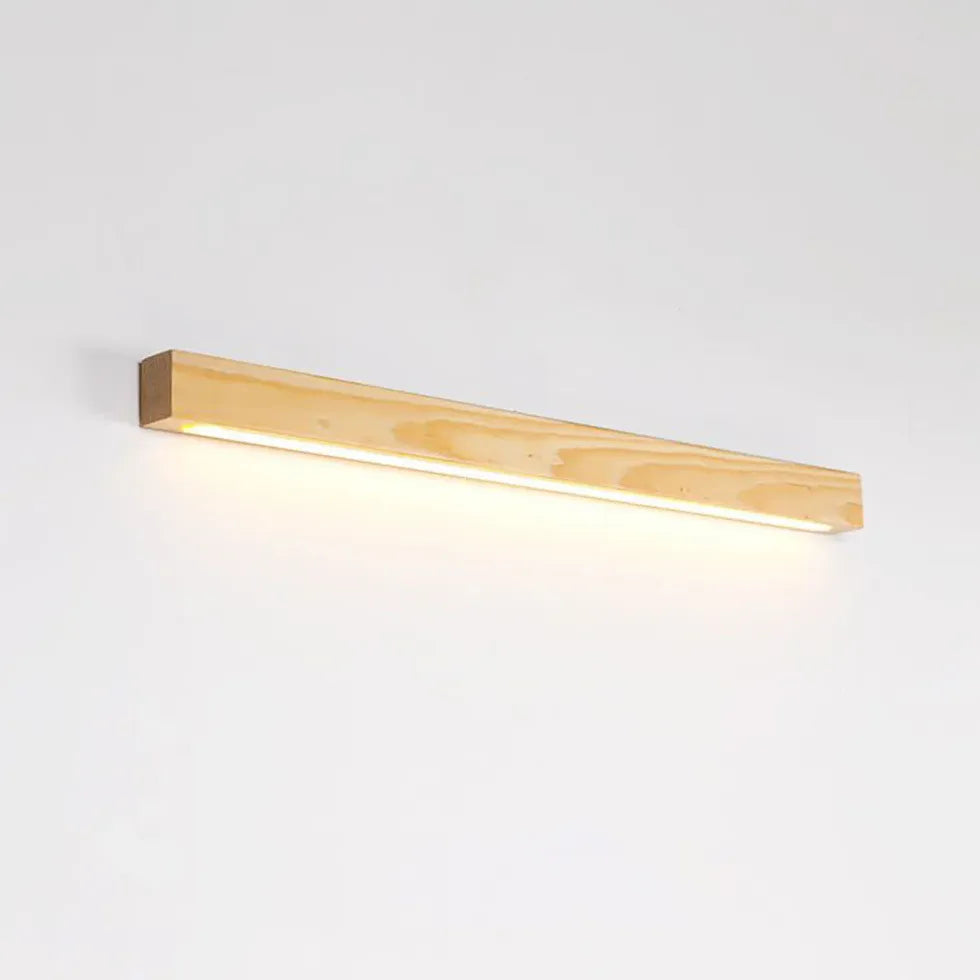 Applique esterno marrone in legno lineare - clowasit.com
