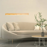 Applique esterno marrone in legno lineare - clowasit.com