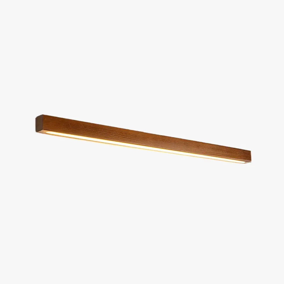 Applique esterno marrone in legno lineare - clowasit.com