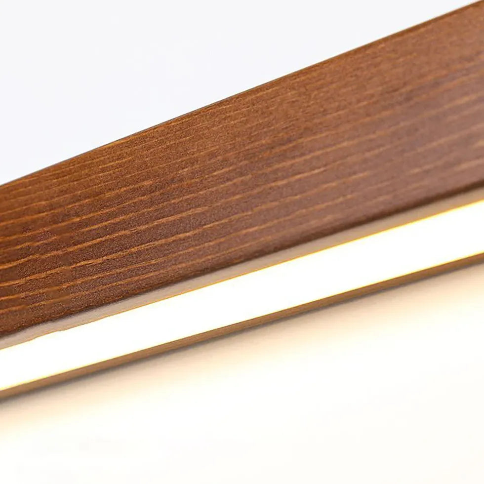 Applique esterno marrone in legno lineare - clowasit.com